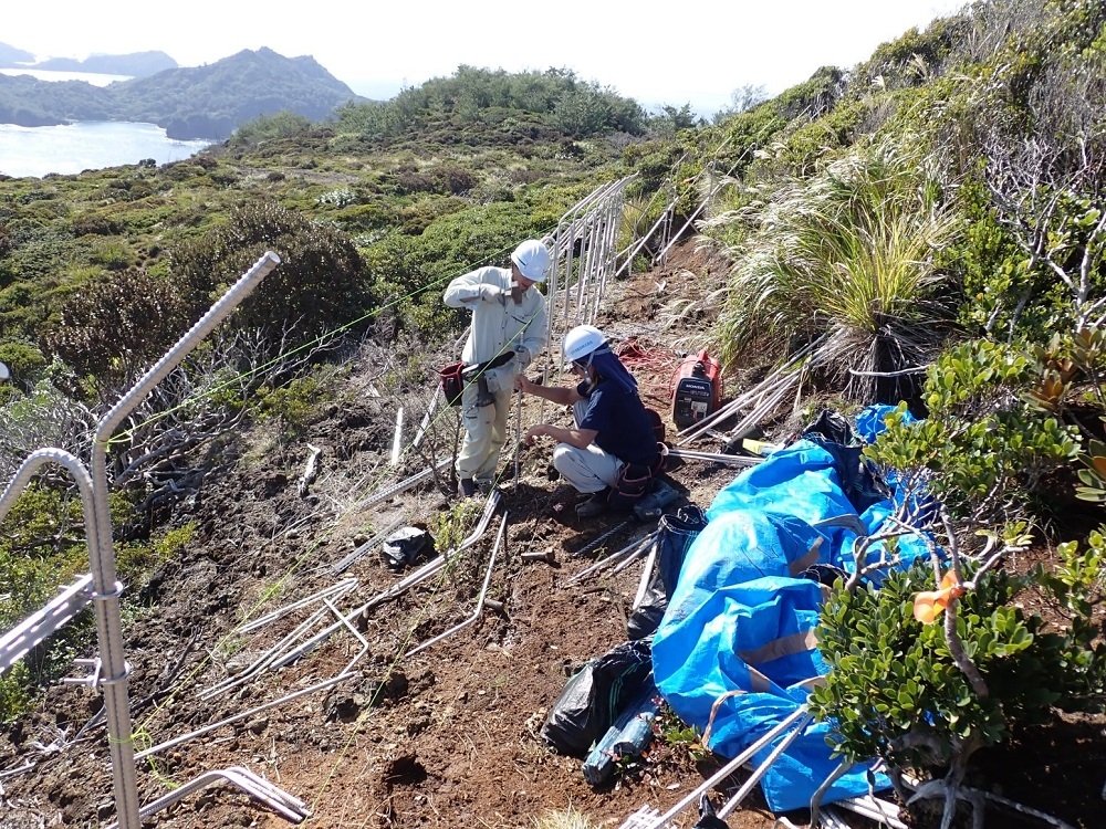 工事作業の様子