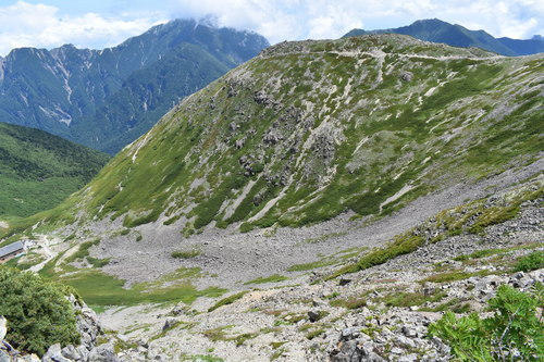 藪沢カールの底