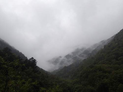 9月10日の広河原から見た北岳