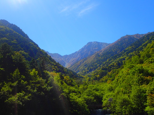 広河原から見た北岳