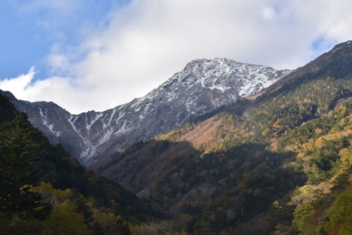 広河原から見た北岳