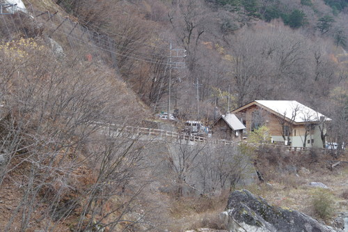 広河原インフォメーションセンターのようす