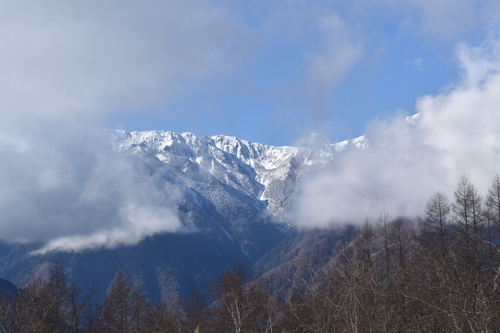 中白根山がひょっこり