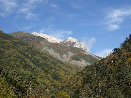 甲斐駒ヶ岳と摩利支天