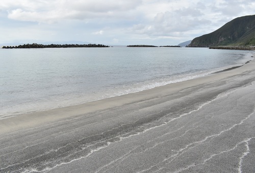 前浜海岸（緑の砂浜）