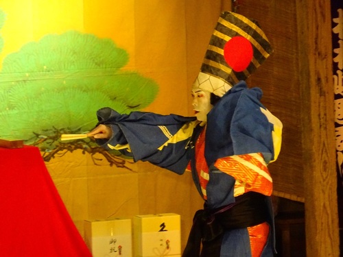 春の歌舞伎上演時の様子