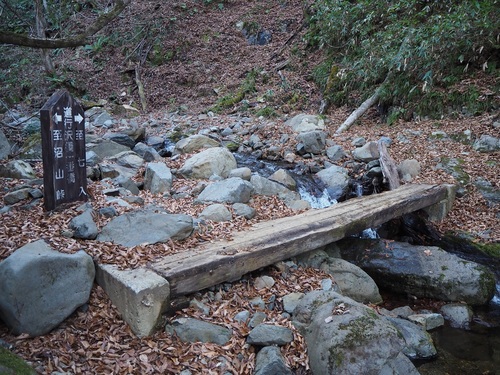 道行沢最後の橋
